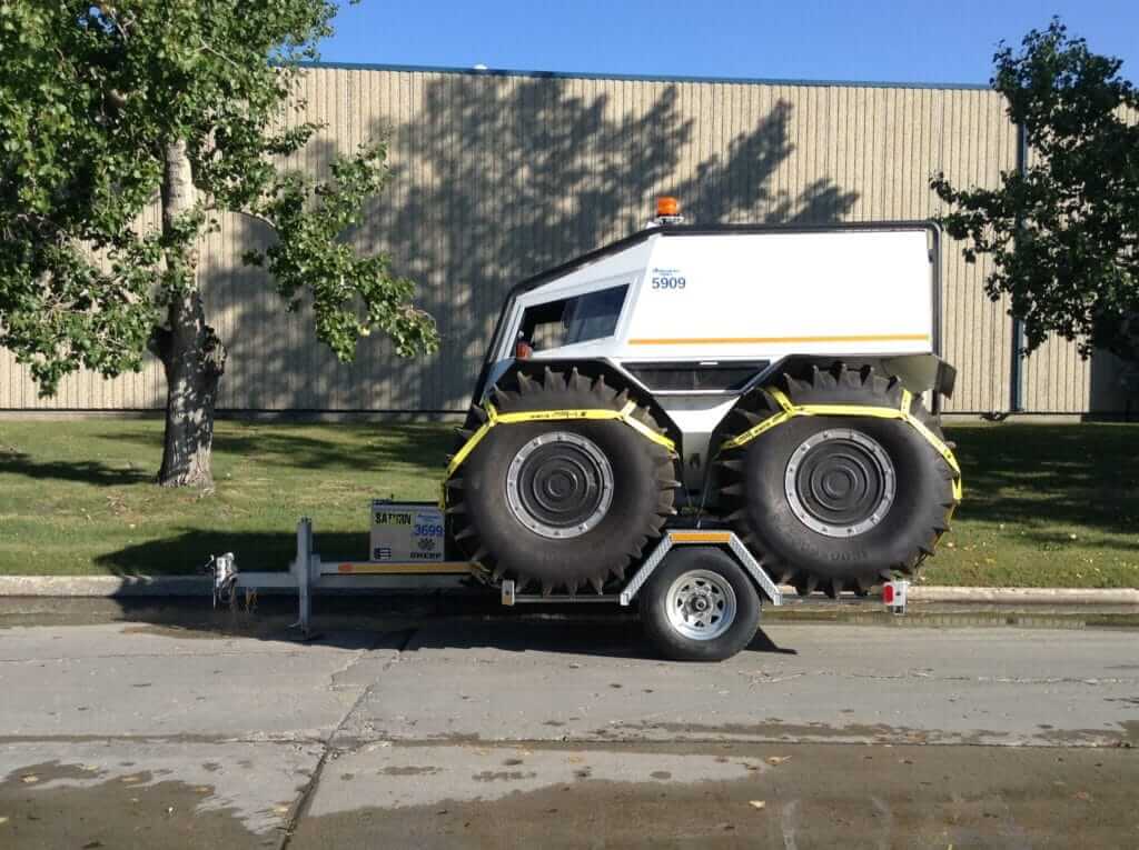 SHERP on a transport / service trailer